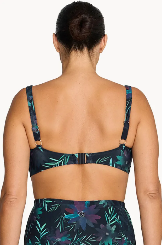 Bikini Tops|Artesands Lunafleur Delcroix Cross Front Bra Navy