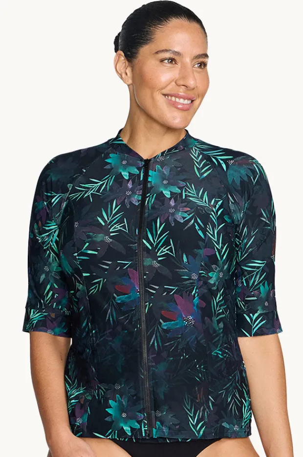 Rashies & Sunsuits|Artesands Lunafleur Seurat Suntop Navy