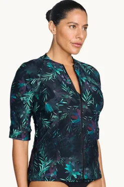 Rashies & Sunsuits|Artesands Lunafleur Seurat Suntop Navy