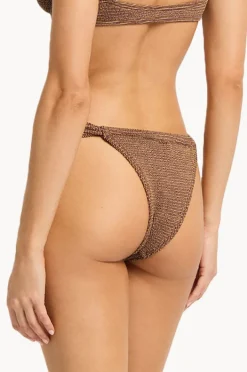 Bottoms|Bond-eye Lurex Georgia Brief Cocoa