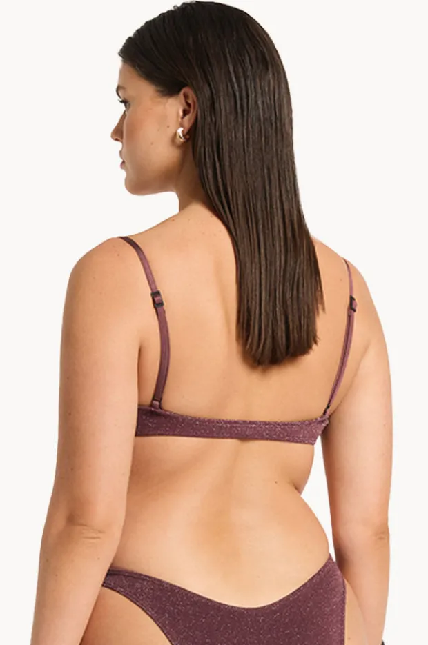 Bikini Tops|Bond-eye Lurex Gracie Balconette Amarena