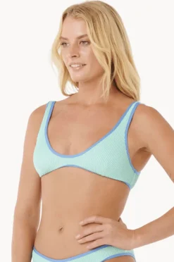 Bikini Tops|Rip Curl Luxe Surf Bralette Aqua