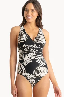 One Pieces|Sunseeker Mae Adjustable Multi Cross One Piece Black