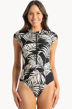 Rashies & Sunsuits|Sunseeker Mae Ocean Sport Sunsuit Black