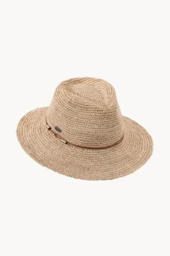 Headwear|Rigon Magdalena Raffia Adjustable Fedora Natural