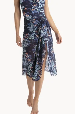 Sarongs|Jantzen Maja Midi Mesh Sarong Navy