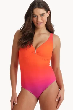 One Pieces|Sunseeker Majestic E/F Cup One Piece Pink