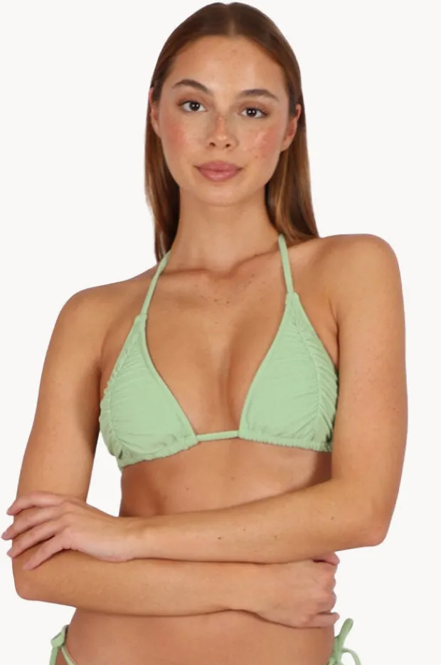 Bikini Tops|Baku Malibu Ruched Slide Tri Apple