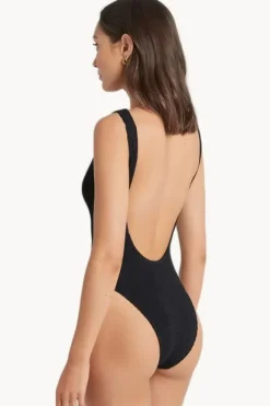 One Pieces|Bond-eye Mara Eco Textured One Piece Black