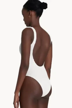 One Pieces|Bond-eye Mara Eco Textured One Piece White
