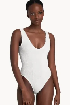 One Pieces|Bond-eye Mara Eco Textured One Piece White