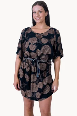 Dresses|Sundrenched Marigold Hayman Dress BLACK