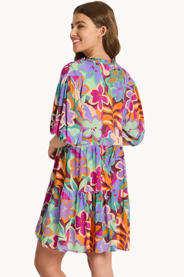 Dresses|Monte u0026 Lou Marnie Tiered Mini Dress Multi