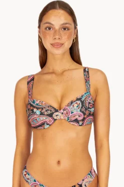 Bikini Tops|Baku Marrakesh B/C Cup Retro Bra Black