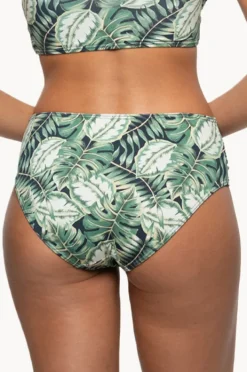 Bottoms|Nip Tuck Martinique Brigitte Ruched Mid Pant Blue slate