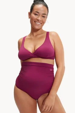 Bikini Sets|Speedo Maternity Crop Set Berry