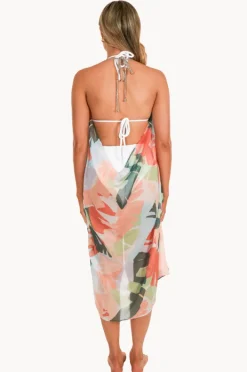 Dresses|Pool To Party Maui Escape Maxi Halter Dress Multi