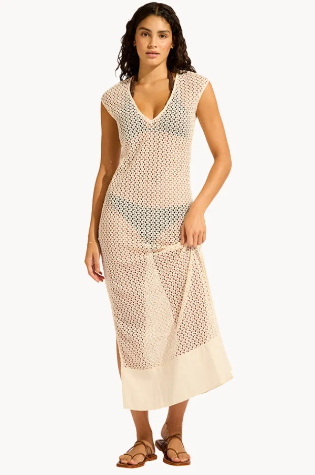 Overswim|Seafolly Maxi Tank Dress Ecru