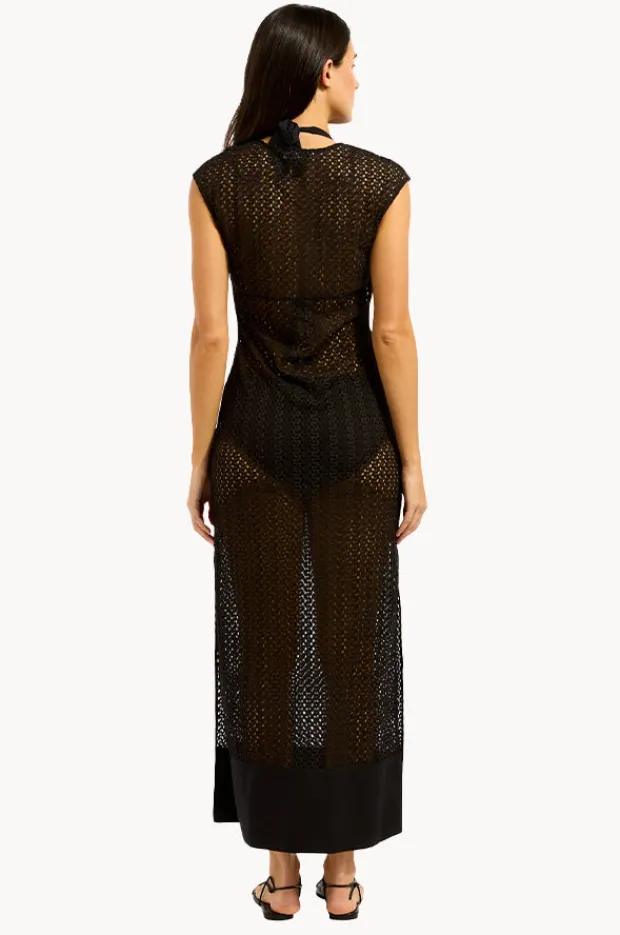 Overswim|Seafolly Maxi Tank Dress Black