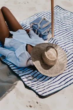 Cooler Bags|Picnic Vibes|Good Vibes Mediterranean Deluxe 15 Can Cooler Bag White/blue