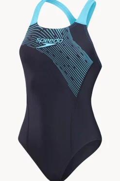 One Pieces|Speedo Medley Logo One Piece Navy/blue