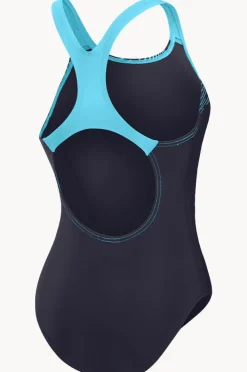 One Pieces|Speedo Medley Logo One Piece Navy/blue