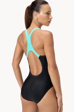 One Pieces|Speedo Medley Logo One Piece Black/arctic