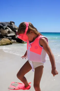Floaties & Swim Aids|Floaties & Swim Aids|Sunny Life Melody The Mermaid Swim Vest 1-2 Years Neon Pink