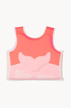 Floaties & Swim Aids|Floaties & Swim Aids|Sunny Life Melody The Mermaid Swim Vest 2-3 Years Neon Pink