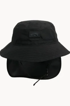 Headwear|Billabong Mens All Day Surf Bucket Hat BLACK