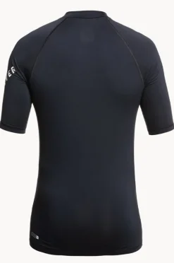 Rashies|Quiksilver Mens All Time Suntop Black