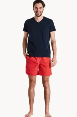 Boardshorts|Coast Mens Basic Boardshort Red