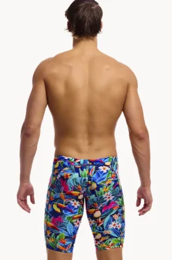 Jammers|Funky Trunks Mens Birdie Wordie Jammer Navy/multi