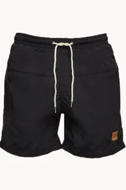 Boardshorts|Urban Classics Mens Block Swim Short Black