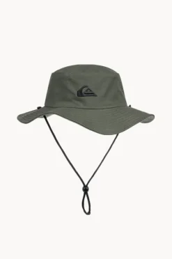 Headwear|Quiksilver Mens Bush Master Safari Hat Thyme