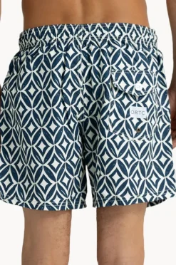 Boardshorts|Ortc Mens Cable Boardshort Navy