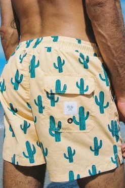 Boardshorts|Skwosh Mens Cactus Jack Eco Short Yellow