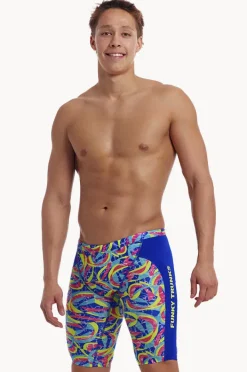 Jammers|Funky Trunks Mens Choppy Waters Jammer Blue/multi