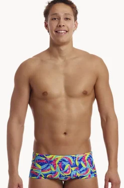 Trunks|Funky Trunks Mens Choppy Waters Trunk Multi
