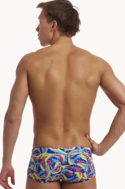 Trunks|Funky Trunks Mens Choppy Waters Trunk Multi