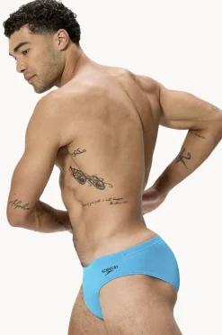 Briefs|Speedo Mens Classic Logo Brief Turquoise