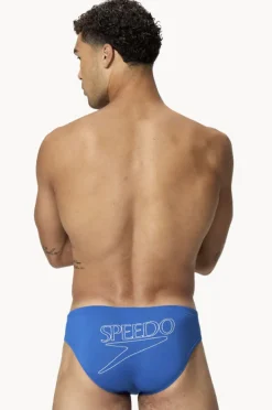 Briefs|Speedo Mens Classic Logo Brief Sea