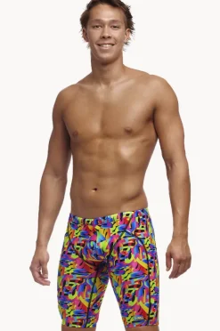 Jammers|Funky Trunks Mens Colour Funk Jammer Black/multi