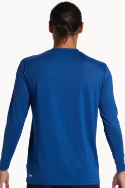 Rashies|Quiksilver Mens DNA Bubble Logo Long Sleeve Suntop Monaco