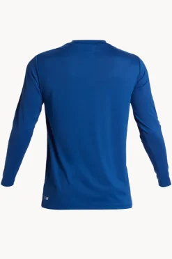 Rashies|Quiksilver Mens DNA Bubble Logo Long Sleeve Suntop Monaco
