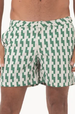 Boardshorts|Coast Mens Elm Rock Swim Short Green