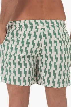 Boardshorts|Coast Mens Elm Rock Swim Short Green