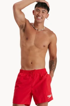 Boardshorts|Speedo Mens Essential 16" Watershort Red