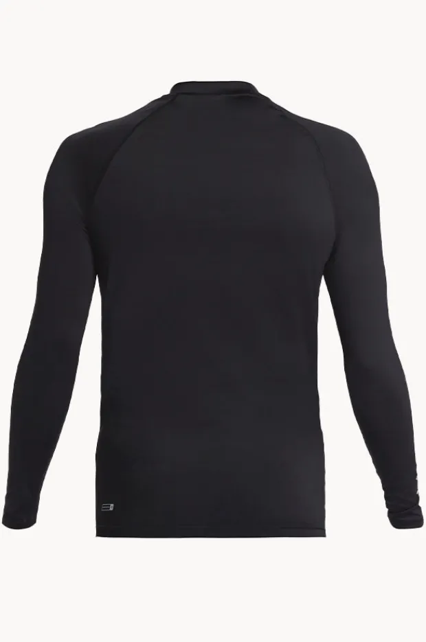 Rashies|Quiksilver Mens Everyday Long Sleeve Suntop Black