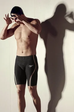 Fastskin Racing Suits|Jammers|Speedo Mens Fastskin LZR Pure Intent Jammer Black/Gold